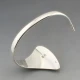 Georg Jensen Silver Cuff Bangle designed by Bent Gabrielson