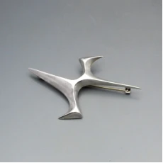 Ernest Blyth  Silver Flight Brooch