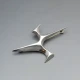 Ernest Blyth Tarrat  Silver Flight Brooch