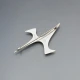 Ernest Blyth Tarrat  Silver Flight Brooch