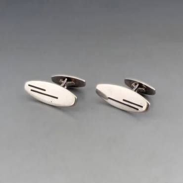 Hans Hansen Silver Cuff Links
