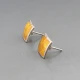 Rosemary Zeeman Yellow Stud Earrings