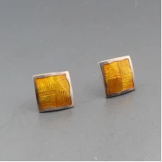Rosemary Zeeman Yellow Stud Earrings