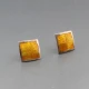 Rosemary Zeeman Yellow Stud Earrings