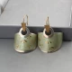 Rosemary Zeeman Green Enamel Silver Earrings