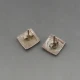 LCC Enamel Stud Earrings