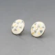 Rosemary Zeeman Round Enamel Silver Stud Earrings