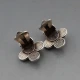 Julius Klagenborg Silver Flower Earrings