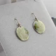 Rosemary Zeeman Green Enamel Earrings