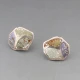 Rosemary Zeeman  Tri Colour Enamel Earrings
