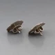 Rosemary Zeeman  Tri Colour Enamel Earrings