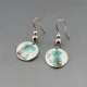 Rosemary Zeeman Enamel and Silver Earrings