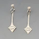 Ola Gorie Celtic Silver Drop Earrings