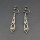 Ola Gorie Silver Drop Earrings