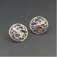 Shetland Silvercraft Maeshow Dragon Earrings