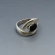 Vintage Mexico Silver and Onyx Ring