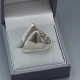 Vintage Modernist Silver Ring