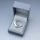 Silver Modernist Ring Size O
