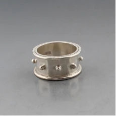 Sterling Silver Studs Ring