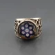 Caithness Glass Silver Ring