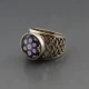 Caithness Glass Silver Ring