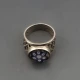 Caithness Glass Silver Ring