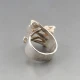 Peter Guy Watson Silver Modernist Ring