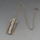 Modernist 835 Silver Pendant