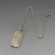 Modernist 835 Silver Pendant