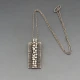 Modernist 835 Silver Pendant
