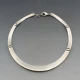 David M Robinson Silver Collar Necklace