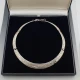 David M Robinson Silver Collar Necklace