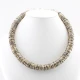 Jane Watling Silver  Scrunchie Necklace