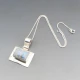 Chunky Moonstone Pendant Necklace 