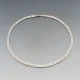 Silver Greek Key Link Necklace 
