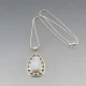 Moonstone and Sterling Silver Pendant