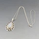Moonstone and Sterling Silver Pendant