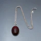Tony Bestwick Carnelian and Silver Pendant