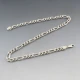 Vintage Silver Chain Necklace - 17 Inches