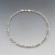 Vintage Silver Chain Necklace - 17 Inches