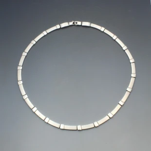 Solid Silver Link Necklace