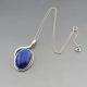 Lapis Lazuli and Silver Pendant