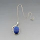 Lapis Lazuli and Silver Pendant