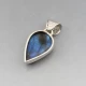 Galerie Mirages Labradorite and Sterling Silver Pendant