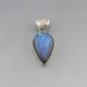 Galerie Mirages Labradorite and Sterling Silver Pendant