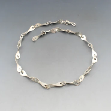 Silver Link Chain Necklace 19 Inches