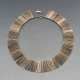 Anton Michelsen Silver Tri Colour Fringe Necklace