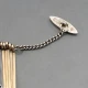 Vintage Anton Michelsen Silver Fringe Necklace