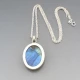 Labradorite and Sterling Silver  Pendant