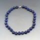 Lapis Lazuli Bead Necklace 17 Inches